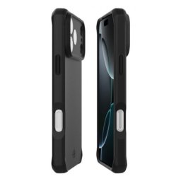Funda para móvil Mobilis SPECTRUM_R IMPACTHANE negra antigolpes para iPhone 17 Pro