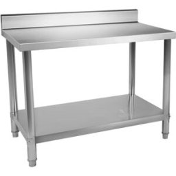 Mesa de acero inoxidable - ECO - 120 x 60 cm - 250 kg - antisalpique - Royal Catering 10011088