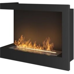 SOLOLED Chimenea de bioetanol empotrada simplefire corner 600 left con vidrio