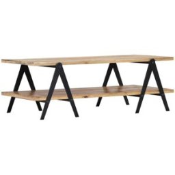 Prolenta Premium Mesa de centro marrón 115 x 60 x 40 cm