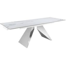 Angel Cerda Mesa comedor extensible rectangular mármol porcelánico