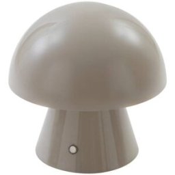 Lindby Lámpara de mesa led de metal gris