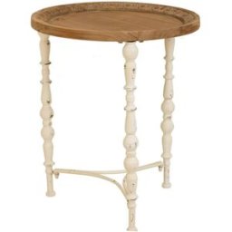 Wanderlust deco Mesa auxiliar de madera marrón 51x51x61