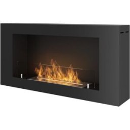 SOLOLED Chimenea de bioetanol de pared blackbox 910 simplefire con cristal