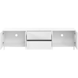 OKWISH Conjunto de salón blanco de mdf y pb 180x40x48 cm