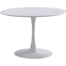 Home Heavenly Mesa redonda pata tipo tulipa ø110 cm color blanco