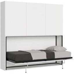 Itamoby Cama individual kando color ceniza blanca composición d con colchón