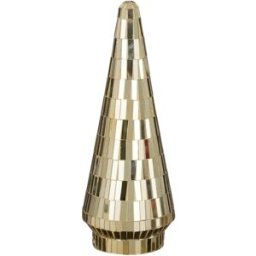 House of Seasons Árbol de navidad decorativo oro h33xb13xl13cm