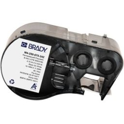 Brady M4-250-075-342 cinta termorretráctil negro sobre blanco 19,05 mm x 11,15 mm