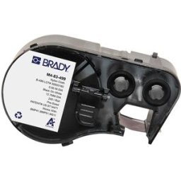 Brady M4-83-499 etiquetas de tejido de nailon negro sobre blanco Ø 12,7 mm