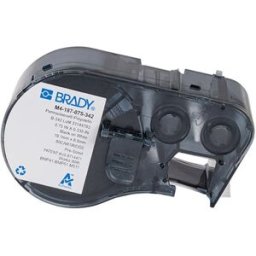 Brady M4-187-075-342 cinta termorretráctil negro sobre blanco 19,05 mm x 8,50 mm