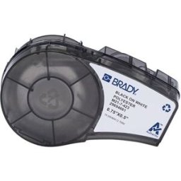 Brady M21-7-423 cinta poliéster negro sobre blanco 19,05 mm x 12,70 mm