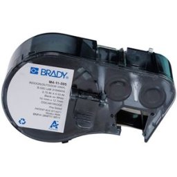 Brady M4-11-595 etiquetas de vinilo negro sobre blanco 19,05 mm x 12,70 mm