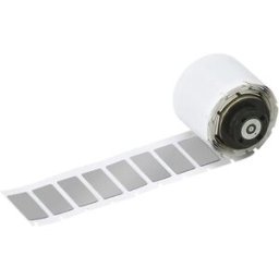 Brady M6-02-7593-SL etiquetas de poliéster plateadas 27 mm x 12,45 mm