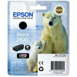 Epson 26 XL (T2621) Cartucho de tinta negro XL