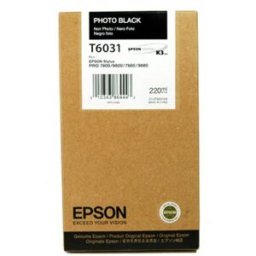 Epson T6031 Cartucho de tinta negro foto XL