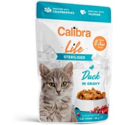 Calibra Life Gato Sterilised Pato en Salsa Sobres 14 x 85 gr