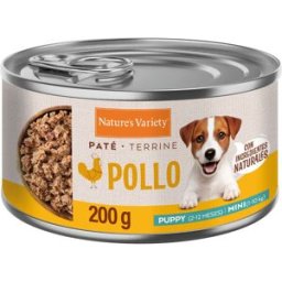 Nature`s Variety Nature’s Variety Paté de Pollo Lata para Cachorros Mini 12 x 200 gr