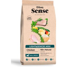 Dibaq Sense Light & Senior Mini Low Grain Pollo 2 Kg