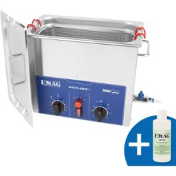 EMAG EMMI 60 HC+ - Limpiador ultrasónico, 6,7 l, 240 W, con calentador, acer
