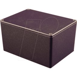 HAMMOND MANUFACTURING 1550JBK - Carcasa de aluminio, 1550 J, 275 x 175 x 65 mm, negra