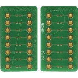 ROTH-ELEKTRONIK RE 905 - Adaptador SMD - componentes 0805, 0603, 0402 RM 2,54 mm