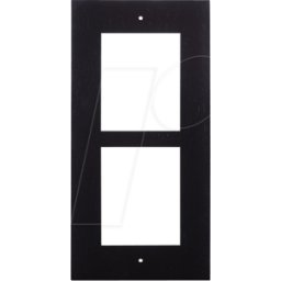 2N 9155012B - Panel frontal para marco bajo revoque 2N, negro, doble