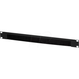 LOGILINK PN103B - Cepillo de 19", 1U, negro