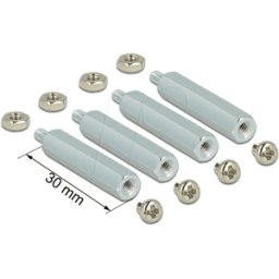 DELOCK RPI MOUNTINGKIT3 - RASPBERRY PI - Juego de pernos espaciadores, 30mm