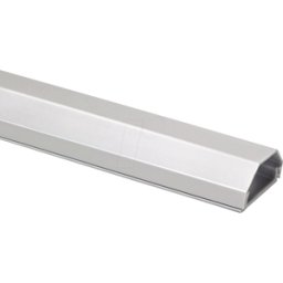 MYWALL MYW HZ4-1,1SIL - Canal de cables, 50 x 26 mm, 1,1 m, plateado