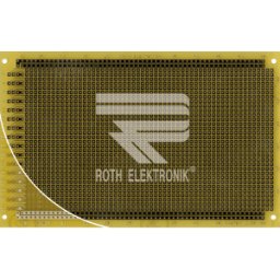 ROTH-ELEKTRONIK RE 323LF - Tarjeta de laboratorio FR4 RM 2,54 mm 32/48-pin.