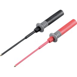 HIOKI L4939 - Puntas de comprobación, extra estrechas, rojo / negro, 4