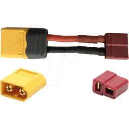 PICHLER X6450 - Steckverbinder für Li-Polymer-Akkus, Adapter XT60 - T Stecker