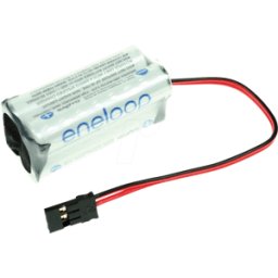 PANASONIC ENELOOP4 800-2 - Paquete de baterías, NiMH, 4,8 V, 750 mAh, 4 celdas, Grau