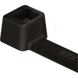 HELLERMANNTYTON HT 111-02160 - Sujetacables 205x2,5 mm, resistente a la intemperie UV, negro