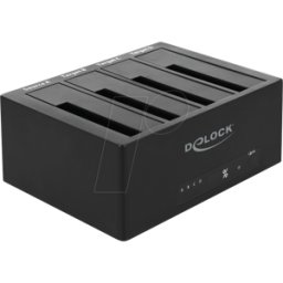 DELOCK 64063 - Estación de Acoplamiento SuperSpeed USB 5 Gbps para 4 x SATA HDD