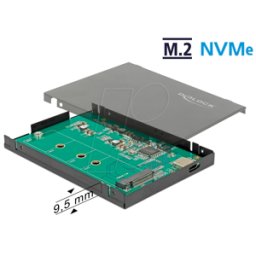 DELOCK 42609 - Carcasa, SSD NVMe PCIe M.2, USB 3.1
