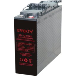 EFFEKTA EFKTA BTL12-110 - Batería de plomo-vellón, AGM, 12V, 110 Ah, termina