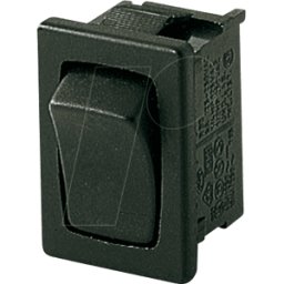 MARQUARDT WIPPE 1803.1202 - Interruptor basculante, 1x UM, negro