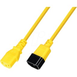 TTL NETWORK TTL 7100-0,6M-YE - Cable de alimentación C13 - C14 H05VV-F 3x0.75mm² amarillo