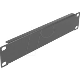 DELOCK 66660 - Cubierta ciega 10", 1U, negra