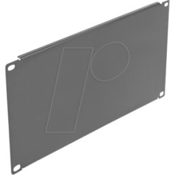DELOCK 66665 - Cubierta ciega 19", 4U, negra