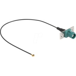 DELOCK 90732 - Cable HF, enchufe FAKRA E > enchufe MHF I, 20cm