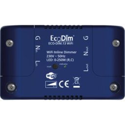 ECODIM ECO-DIM.13-WIFI - Atenuador en línea, WiFi, 250 W, sección de fase (