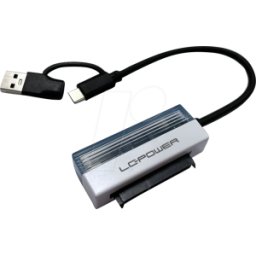 LC-ADA-USB-S - Adaptador LC POWER USB-C / USB-A a 2,5" HDD/SDD