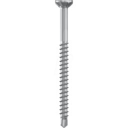 REISSER SCHRAUBENTECHNIK SPS-E 5,0X50-120 - Tornillos de aglomerado Saribo con punta de taladro, acero inoxi