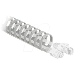 DELOCK 19226 - Canal de cables flexible atornillable 500 x 35 x 30 mm gris