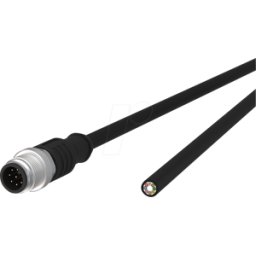 METZ CONNECT MC 142MEA10020 - Cable de sensor, M12, 8 polos, ac > extremo abierto, 2 m