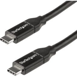 STARTECH.COM ST USB2C5C50CM - Cable USB 2,0 USB-C a USB-C, carga rápida, 0,5 m..