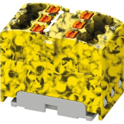 PHOENIX-CONTACT PHOE 3002795 - Bloque distribuidor PTFIX, 6X1.5, negro/amarillo